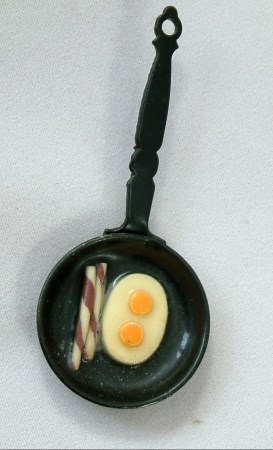 Filled Black Frying Pan